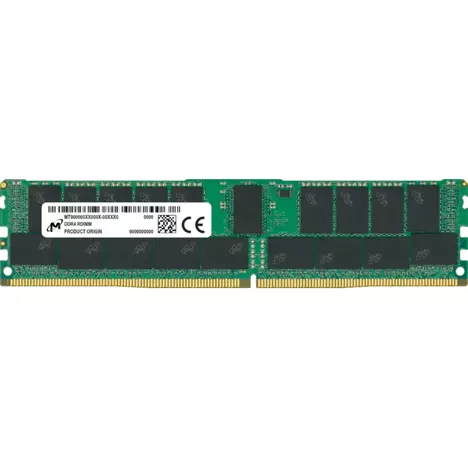 Модуль памяти для сервера Micron DDR4 RDIMM 32GB 1Rx4 3200 CL22 (16Gbit) (Single Pack) (MTA18ASF4G72PZ-3G2R) - Фото 1