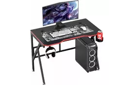 Компьютерный стол GT Racer T-1218 Black (T-1218 (120x60x73) Black) - Фото