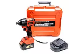 Шуруповерт GTM ударний IS18/320BL, 18В, 320Нм, 0-3000 об/хв, 4Ah (IS18/320BL) - Фото