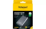 Батарея универсальная Intenso F20000 20000mAh PD/18W, QC3.0, grey (7332054)