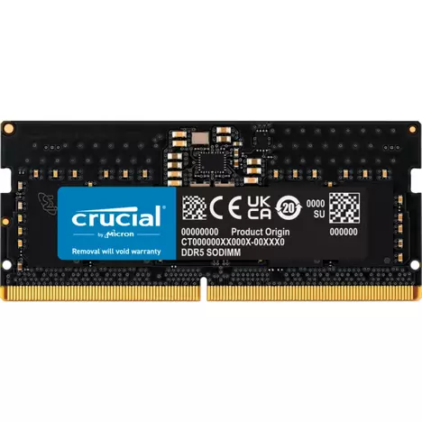 Модуль для ноутбука SoDIMM DDR5 8GB 5200 MHz Micron (CT8G52C42S5) - Фото 3