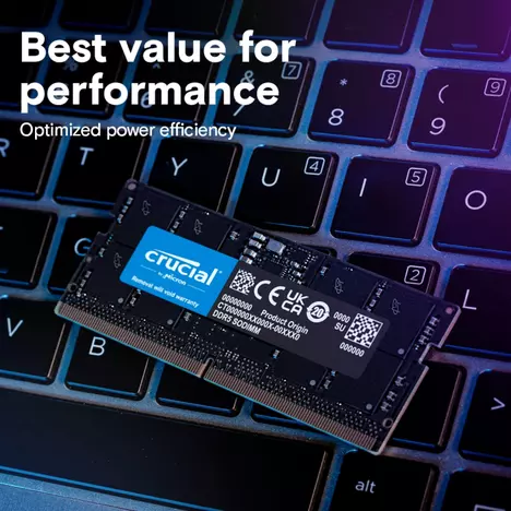 Модуль для ноутбука SoDIMM DDR5 8GB 5200 MHz Micron (CT8G52C42S5) - Фото 4