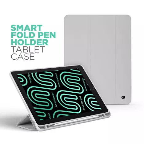 Чехол для планшета Armorstandart Smart Fold Pen Apple iPad Air 11 (2024) Light Grey (ARM78123) - Фото 1