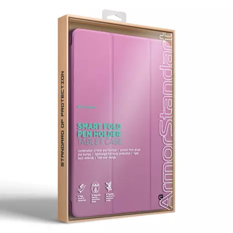 Чехол для планшета Armorstandart Smart Fold Pen Apple iPad Pro 11 (2024) Pink (ARM78130) - Фото 1