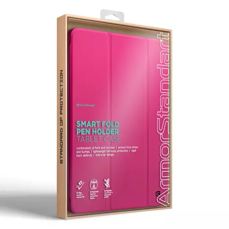 Чехол для планшета Armorstandart Smart Fold Pen Apple iPad Pro 11 (2024) Rose Red (ARM78131) - Фото 7