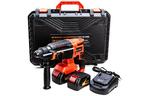 Перфоратор GTM RHC18/26BL, 18В, 2,5Дж, 0-1000об/мин 2x4Ah, кейс (RHC18/26BL)