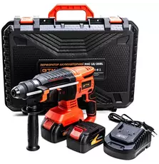 Перфоратор GTM RHC18/26BL, 18В, 2,5Дж, 0-1000об/мин 2x4Ah, кейс (RHC18/26BL)