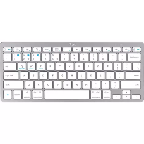 Клавиатура Trust Basics Bluetooth UA White (25486) - Фото 2