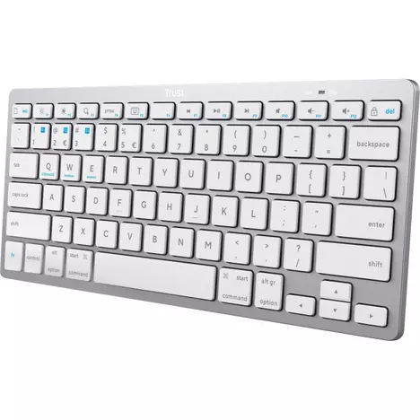 Клавиатура Trust Basics Bluetooth UA White (25486) - Фото 4