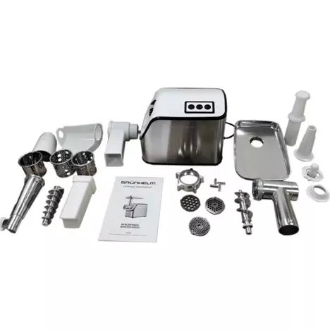 Мясорубка Grunhelm AMG2634ASSJ - Фото 4