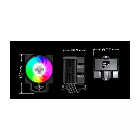 Кулер для процессора Gamemax Gamma 90 Digital BK - Фото 1