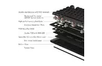 Клавиатура Hator Gravity TKL Orange USB White (HTK551UA)