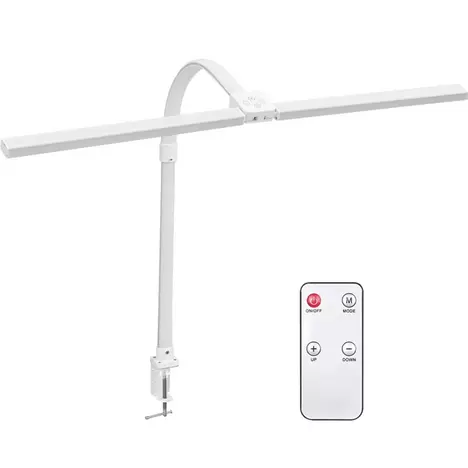 Настольная лампа Mealux White с пультом (DL-1025+remote White) - Фото 1