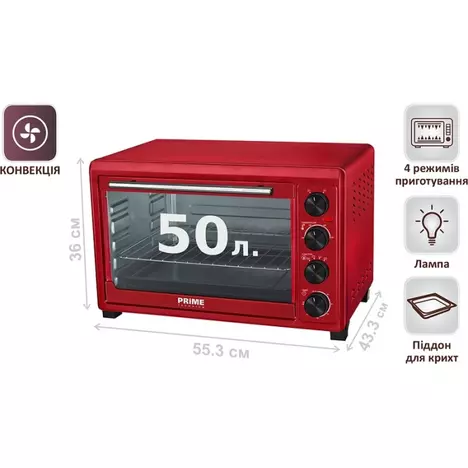 Электропечь PRIME Technics PEO 5080 R - Фото 4