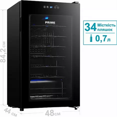 Холодильник PRIME Technics PWC 8634 EB - Фото 2