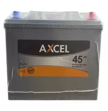 Аккумулятор автомобильный AXCEL Asia 45А прав (0) (400 пуск) THIN