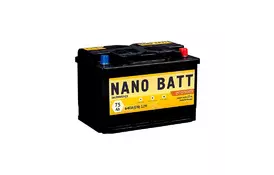 Аккумулятор автомобильный NANO BATT Econom - 75+прав 640 А - Фото