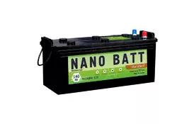 Аккумулятор автомобильный NANO BATT Standart - 140 + лев 950 A - Фото