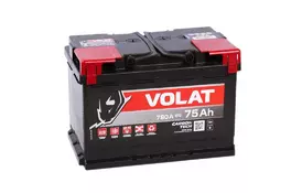 Аккумулятор автомобильный VOLAT 75A +правая (0) (L3) 780А - Фото