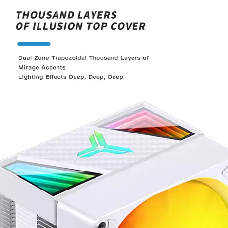 Кулер для процессора JONSBO CR-1400 V2 ARGB White - Фото 11