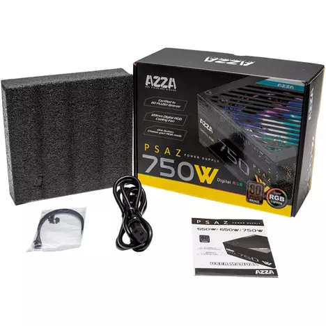 Блок питания Azza 750W (PSAZ-750W ARGB) - Фото 2