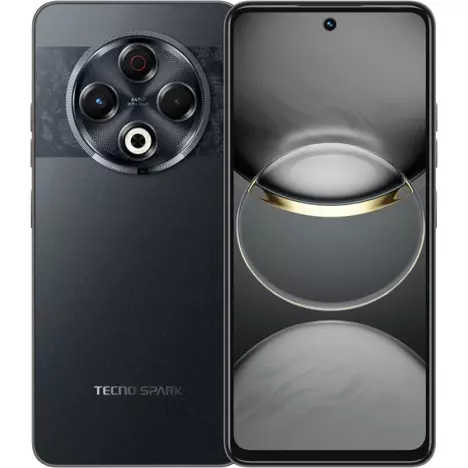 Мобильный телефон Tecno Spark 30 8/128Gb Stellar Shadow (4894947047862) - Фото 1