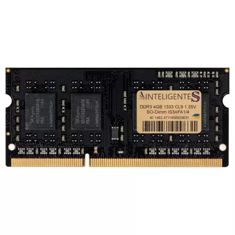 Модуль для ноутбука SoDIMM DDR3L 4GB 1333 MHz INTELIGENTES (IS3AFA1/4) - Фото 6