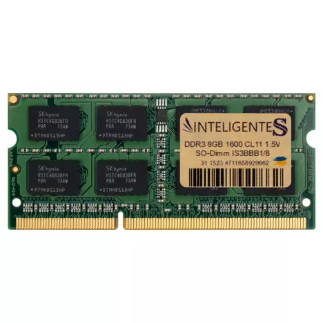 Модуль для ноутбука SoDIMM DDR3 8GB 1600 MHz INTELIGENTES (IS3BBB1/8) - Фото 3
