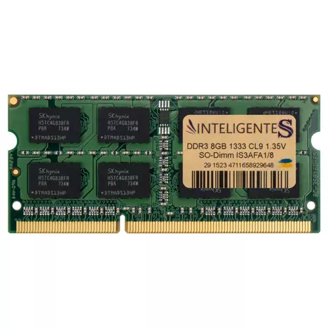 Модуль для ноутбука SoDIMM DDR3L 8GB 1333 MHz INTELIGENTES (IS3AFA1/8) - Фото 5