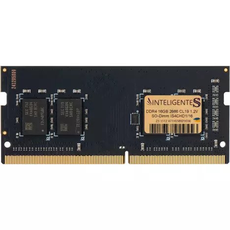 Модуль для ноутбука SoDIMM DDR4 16GB 2666 MHz INTELIGENTES (IS4CHD1/16) - Фото 3