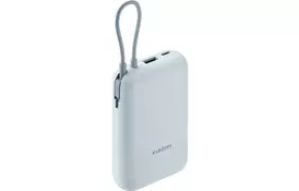 Батарея універсальна Xiaomi 10000mAh 22.5W, Integrated Cable, blue (BHR9073GL) - Фото