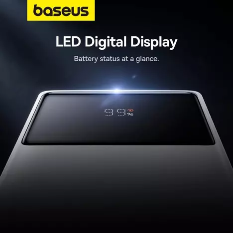 Батарея универсальная Baseus Star-Lord 20000mAh 30W OE, white (P10022904213-00) - Фото 10