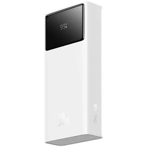 Батарея универсальная Baseus Star-Lord 20000mAh 30W OE, white (P10022904213-00) - Фото 6