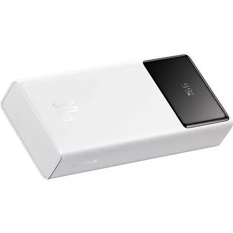 Батарея универсальная Baseus Star-Lord 20000mAh 30W OE, white (P10022904213-00) - Фото 9