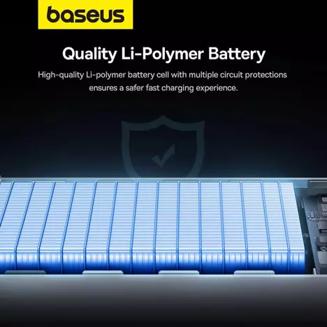 Батарея универсальная Baseus Star-Lord 20000mAh 30W OE, white (P10022904213-00) - Фото 4