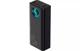 Батарея універсальна Baseus Amblight 26800mAh 65W OE, black (P10022402113-00) - Фото