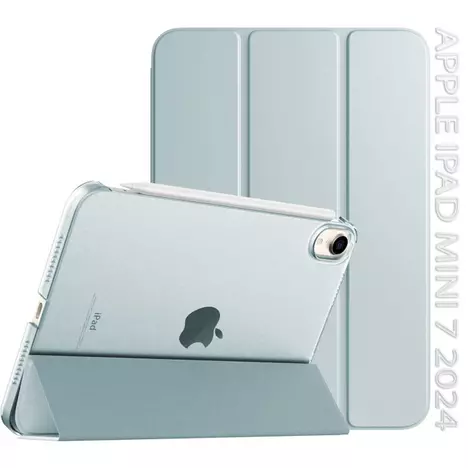 Чехол для планшета BeCover Tri Fold Hard Apple iPad Mini 7 2024 Light Blue (712453) - Фото 2