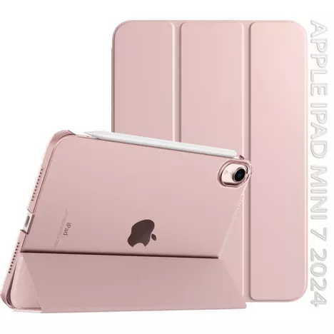 Чехол для планшета BeCover Tri Fold Hard Apple iPad Mini 7 2024 Pink (712454) - Фото 8