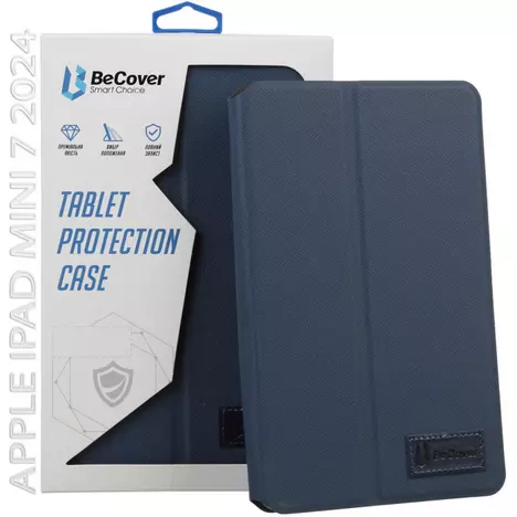 Чехол для планшета BeCover Premium Apple iPad Mini 7 2024 Deep Blue (712436) - Фото 1
