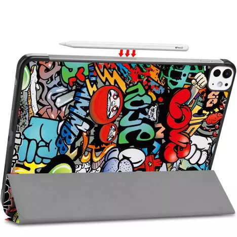 Чехол для планшета BeCover Smart Case Apple iPad Pro 11'' M4 2024 Graffiti (711637) - Фото 1