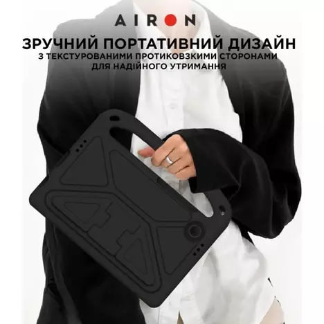 Чехол для планшета AirOn EVA Premium Samsung Galaxy Tab A9 2023 black (4822352781126) - Фото 6