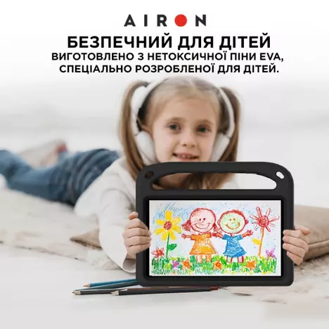 Чехол для планшета AirOn EVA Premium Xiaomi Redmi Pad SE 8.7'' black (4822352781135) - Фото 5