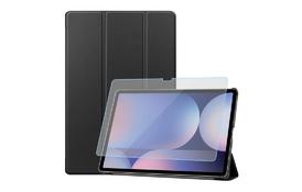 Чехол для планшета AirOn Premium Samsung Galaxy tab S10 Plus 12.4 2024 + film Black (4822356758483) - Фото