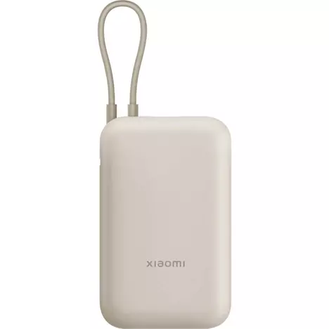 Батарея универсальная Xiaomi 10000mAh 22.5W, Integrated Cable, beige (BHR9072GL) - Фото 3