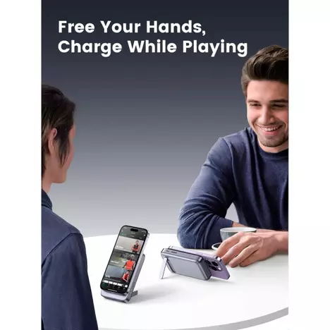 Батарея универсальная Ugreen 10000mAh 20W Mini Magnetic Wireless (15086) (PB206) - Фото 10