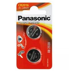 Батарейка PANASONIC CR 2016 * 2 LITHIUM (CR-2016EL/2B)