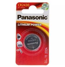 Батарейка PANASONIC CR 2430 * 1 LITHIUM (CR-2430EL/1B)