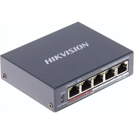 Коммутатор сетевой Hikvision DS-3E1105P-EI/V2 - Фото 2