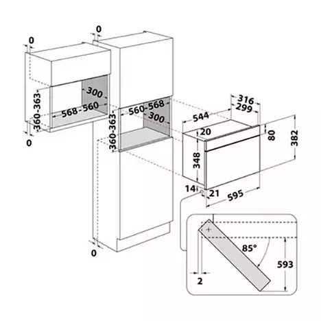 Микроволновая печь Whirlpool MBNA900X - Фото 7
