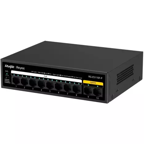 Коммутатор сетевой Ruijie Networks RG-ES110F-P - Фото 1